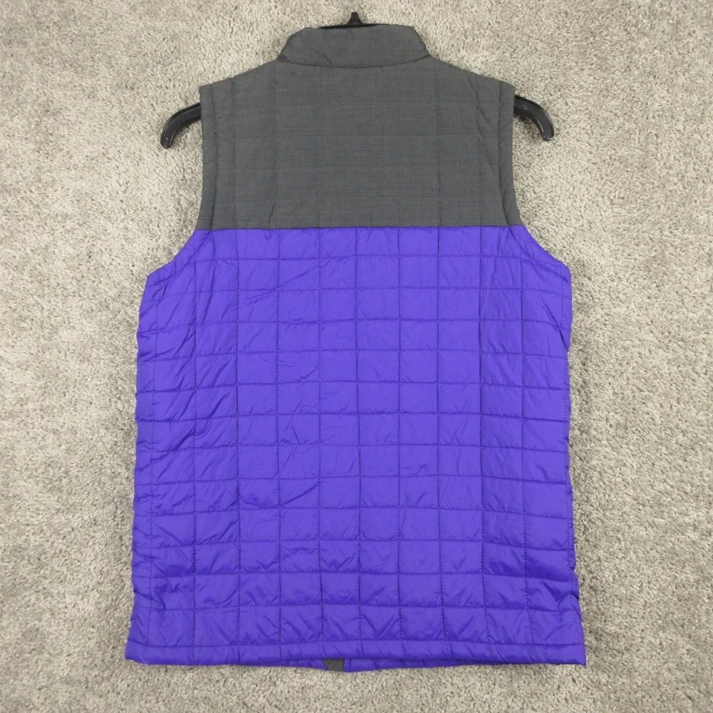 LSU Tigers Vest Mens Medium Purple Gray Puffer Jacket Colosseum College Football